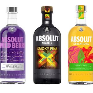 Absolut Wild Berri, Absolut Nights Smoky Piña, Absolut Sensations Tropical Fruit