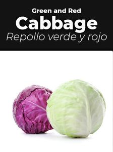 Green and Red Cabbage