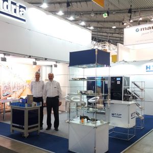 electrical steel laminations, aluminum parts for steering and powertrain systems, glow plugs with pressure sensors, fuel and intake air heaters, mechatronics, sensors, and industrial automation solutions, axial and centrifugal fans, electric motors, and pressure sensors