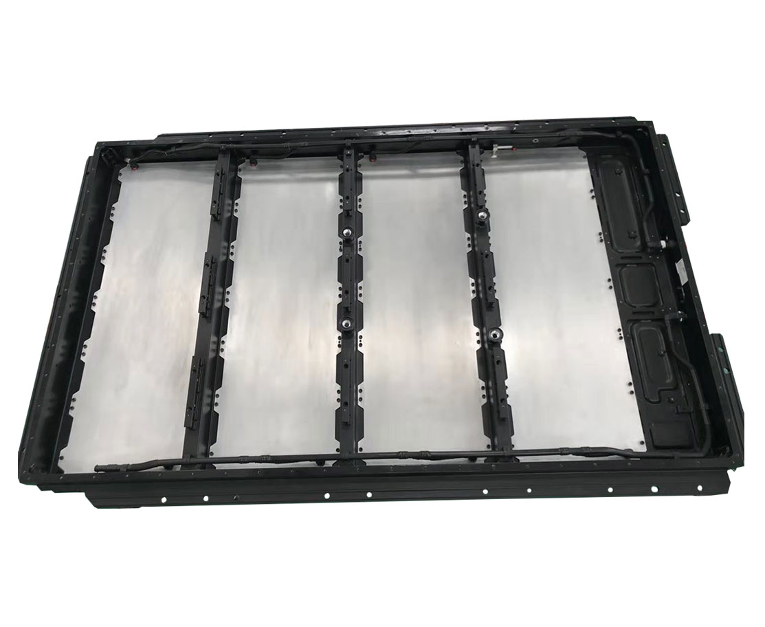 Electric car battery tray