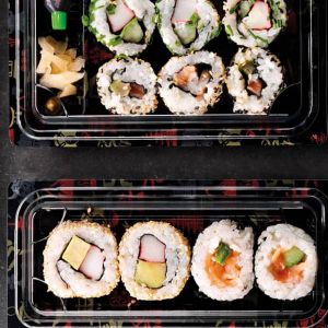 Sushi packaging