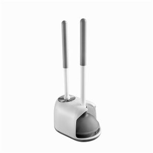 2 in 1 Double Hockey Toilet Brush Bathroom Toilet Plunger Bowls Brush New Style High Pressure Plunger(FX-04)