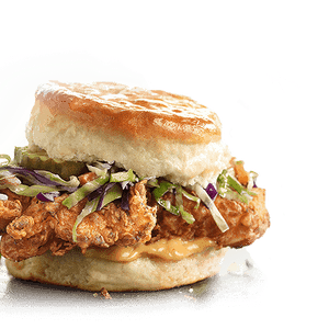 Fried Chicken Biscuit Sandwich
