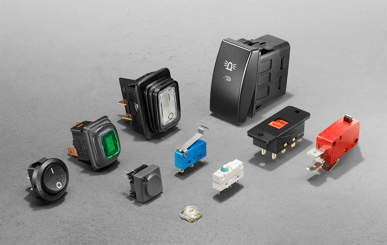 Electromechanical and Electronic Switches and Switching Systems