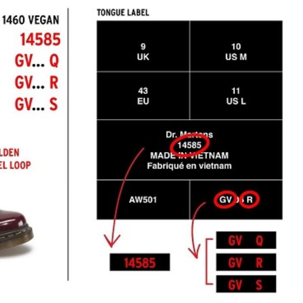1460 Vegan boot Cherry Red