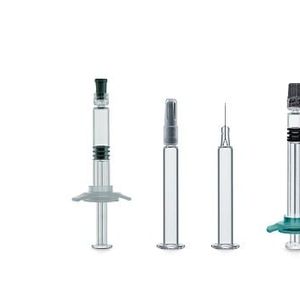 Syringes made of glass