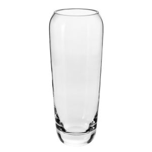 Elegant Tall Clear Glass Vase 13.7 in (35 Cm) Height - Handmade - B2B Wholesale Offer - Home Decor - Krosno Glass