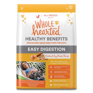 WholeHearted Healthy Digestion Chicken and Egg Product Recipe Dry Cat Food