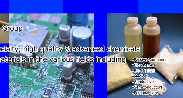 specialty chemicals, raw materials, component parts, and capacitors
