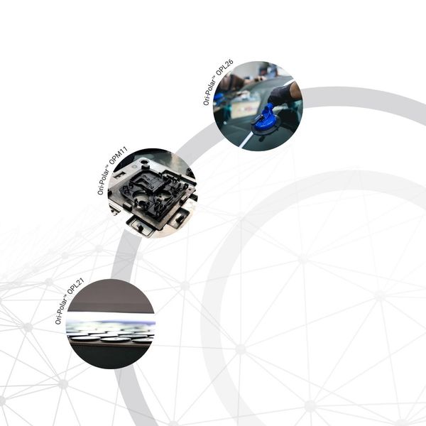 Ori-Polar™ adhesion promoters
Ori-Polar™ is a range of surface treatments that have been developed to enhance the bonding of PA/PPA/PBT plastic parts, e-coated metal components, or glass when utilizing polyurethane (PU) adhesives. Ori-Polar™ is a safe and environmentally friendly choice, as it does not contain any harmful chemicals.