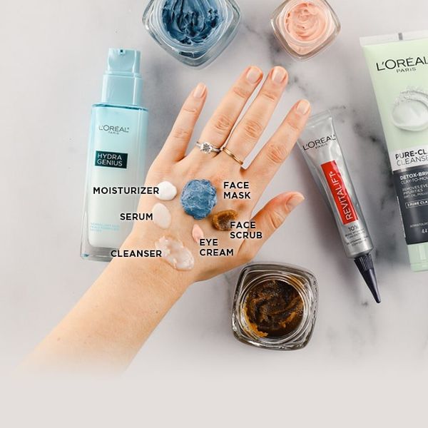 L'Oreal Paris Hydra Genius Moisturizer, L'Oreal Paris Revitalift, L'Oreal Paris Pure-Clay Cleanser