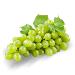 Uvas verdes sin semillas