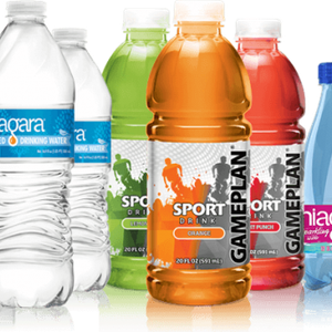 Niagara Bottling Water and Gameplan Sport Drink