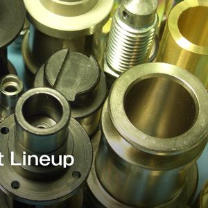 Fasteners, fittings, joint connector bolts, cabinet hardware, sliding door hardware, seismic latches, brake components, wheel cylinder pistons and master cylinder pistons