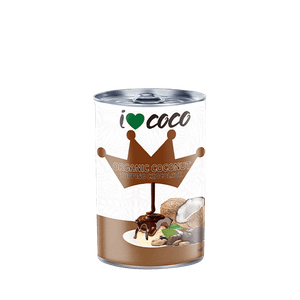 Organic coconut chocolate topping