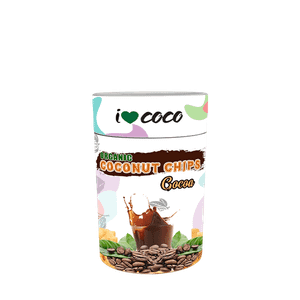 Organic Coconut Chips with Cocoa