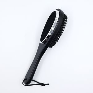 Eco-friendly 3-in-1 Modern Garment Coat Care Hotel Suit Clothes Brush Use Removes Clothes Pet Hair Shoe Horn for Furniture Care