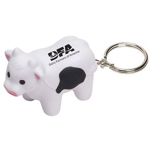 Squishy cow key chain
