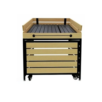 Wooden Fruit And Vegetable Display Stand