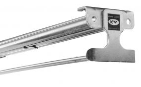 Hooks and sliding storage to increase closet capacity: clothing carrier, towel bar, hang rod, more.