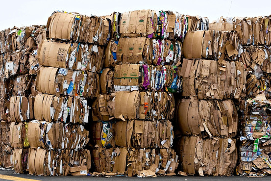 Old Corrugated Cardboard Scrap