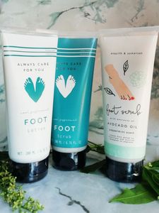 Foot Lotion & Scrub