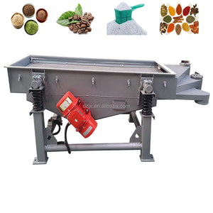 DZJX High Accuracy Food Blocks Linear Model Vibrating Sorting Screen Sieve Fine Flour Sieving Machine For Plastic Granule