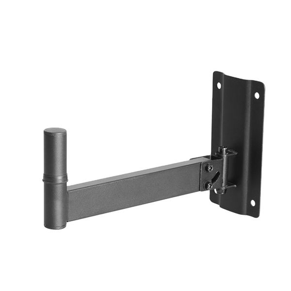 Speaker Bracket Wall Mounted Single Adjustable metal BLACK wall hanging brackets wall speaker stand