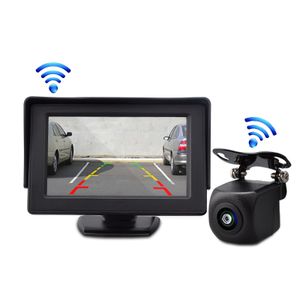 4.3'' Monitor Digital Wireless Car Reversing Camera Kits Parking Reverse Camera System Car Rear View Camera