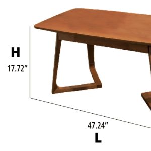 Alissa Wooden Coffee Table