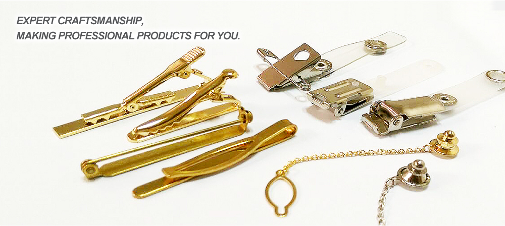 pins, safety pins, safety lock pins, ribbon pins, military name badge pins