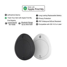 Apple Find My Tracker Mini Tag Anti-loss Devices for Locating Wallet Bag Nordic Chip Support Custom Color Logo Factory Price