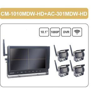 10.1 Inch HD 1080P DVR Wireless Backup Camera Monitoring	System