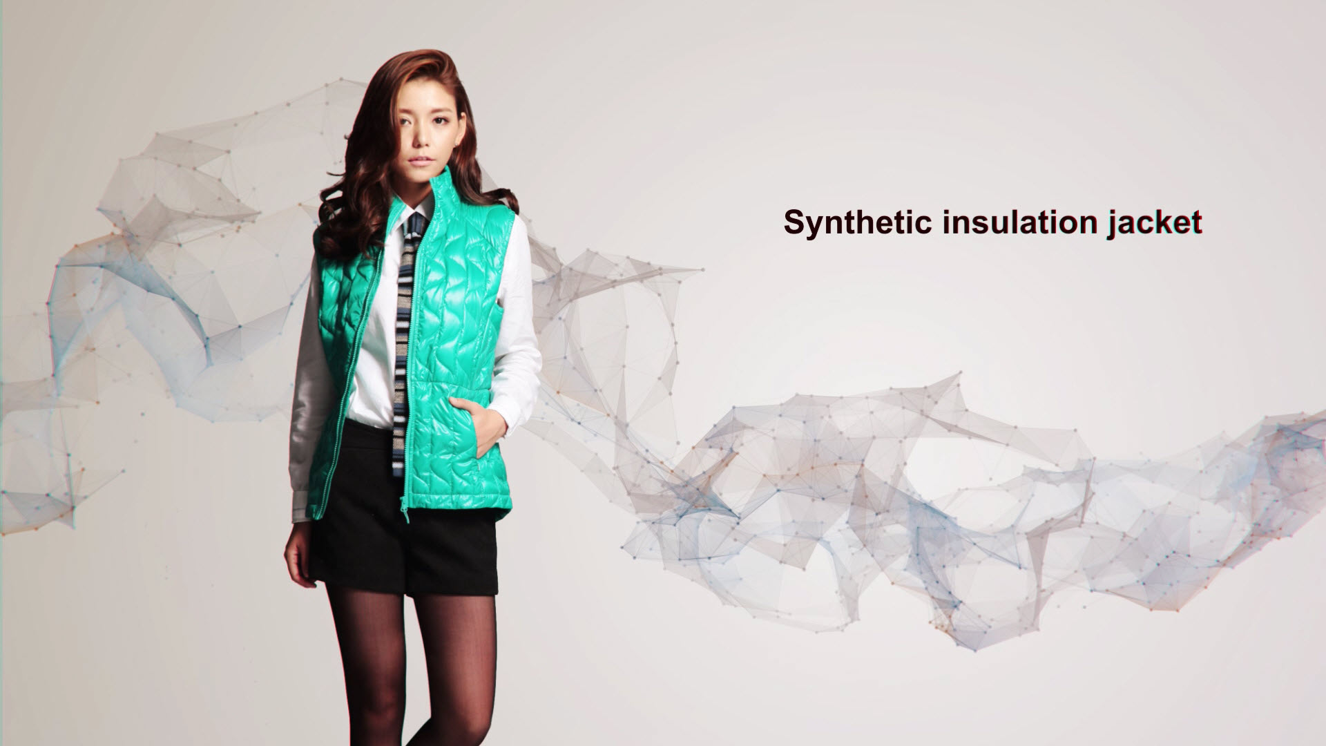 Synthetic insulation jacket
