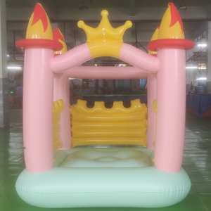 2023 Best Selling  Pvc Inflatable Crown  Bouncer Kids Garden