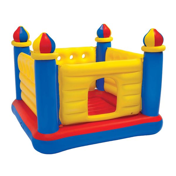 INTEX 48259 Inflatable Home KIDS Garden Play Fun Green Jump-O-Lene Playground Bouncy Castle Bouncer