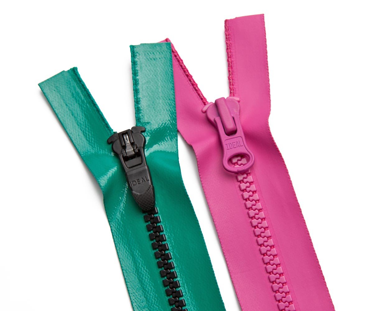 Delrin Zippers