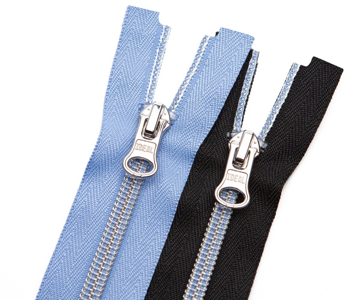 Plated Metallic Coil Zippers
