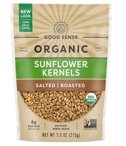 Organic Sunflower Kernels, Roasted & Salted