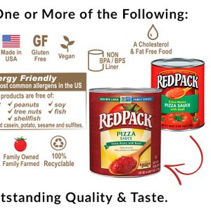 Red Gold Tomato Ketchup and Redpack Pizza Sauce