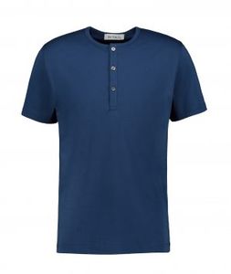 Henley Shirt Pima Short Sleeve – Dark Blue