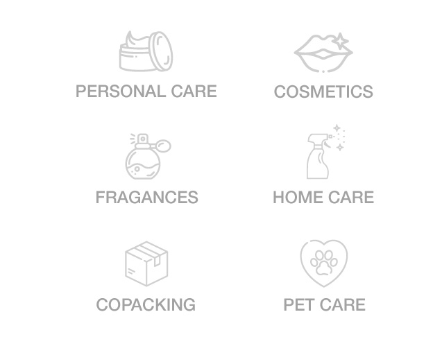 Personal care, Cosmetics, Fragrances, Home care