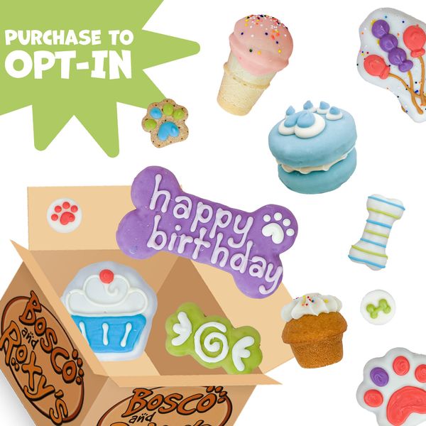 Birthday dog treats