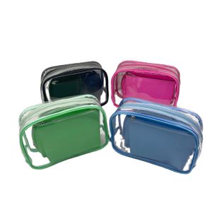 SEDEX Factory Wholesale High Quality Portable Waterproof 3 in 1 PVC Cosmetic Bag Makeup Bag Beauty Bag