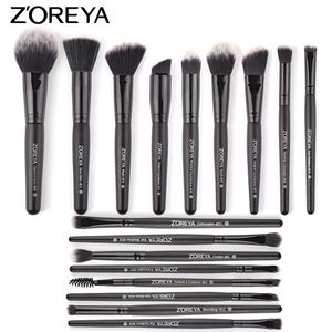 OEM/ ODM Make up Brushes with Cosmetic Bag Popular 18 Pcs Synthetic Hair Accept Private Logo by Air / by Sea /by Express