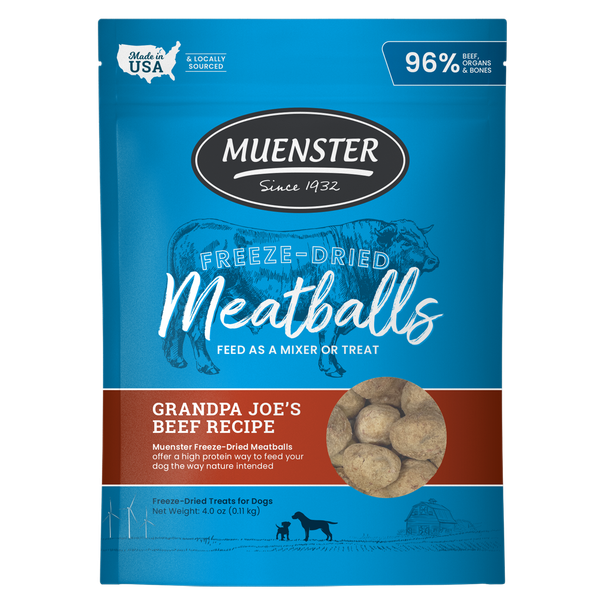 Freeze-Dried Beef Meatballs Dog Treats