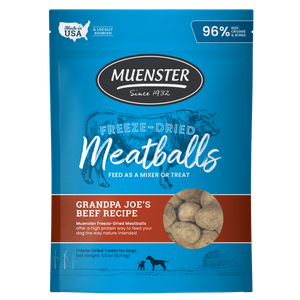 Freeze-Dried Beef Meatballs Dog Treats