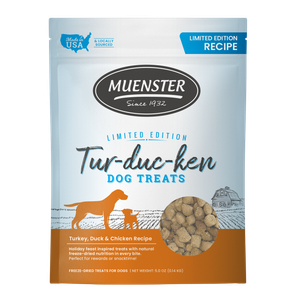 Limited Edition Freeze-Dried Tur-duc-ken Dog Treats