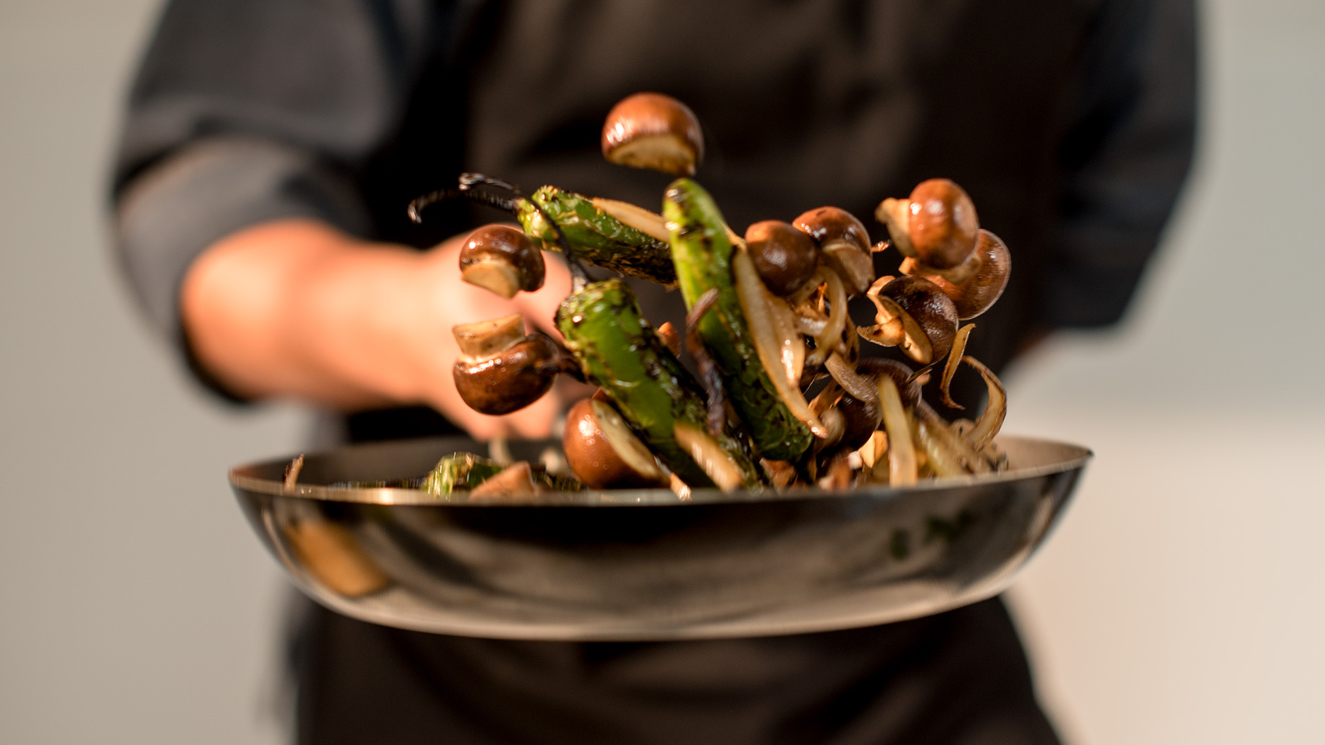 Mushrooms and Vegetables