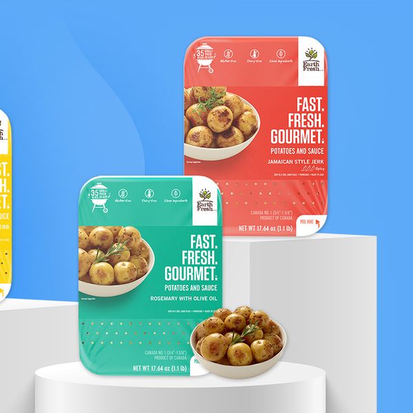 FAST. FRESH. GOURMET. POTATOES AND SAUCE